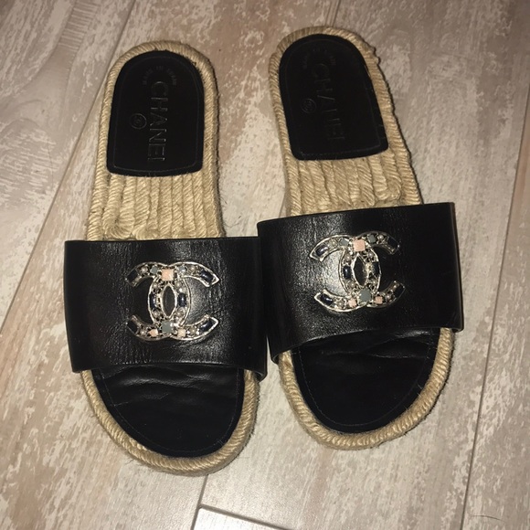 chanel espadrilles sandals
